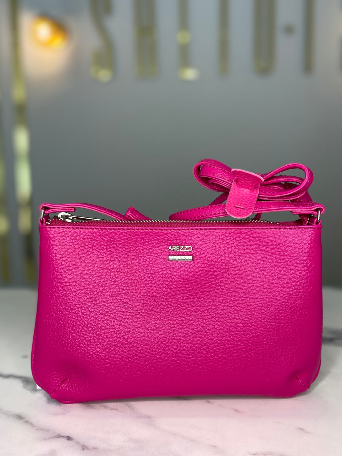 BOLSA AREZZO PEQUENA BASIC PINK INV23