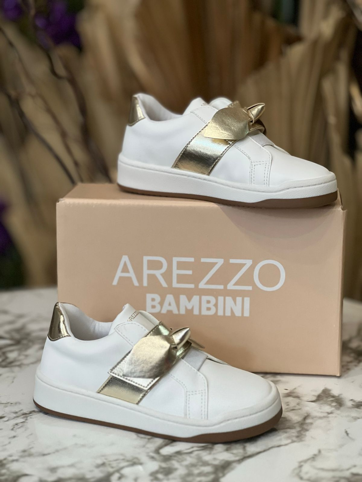 TENIS AREZZO BAMBINI CHAMPAGNE INV23